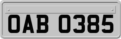 OAB0385