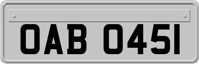 OAB0451