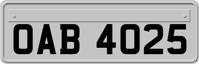OAB4025