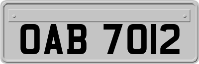 OAB7012