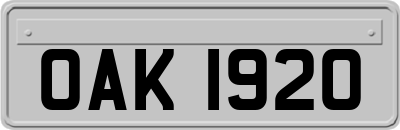 OAK1920