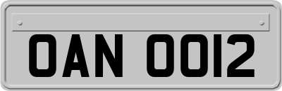 OAN0012
