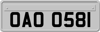 OAO0581