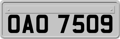 OAO7509