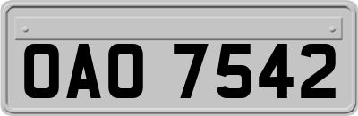 OAO7542