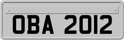 OBA2012