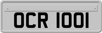 OCR1001