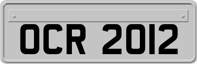 OCR2012
