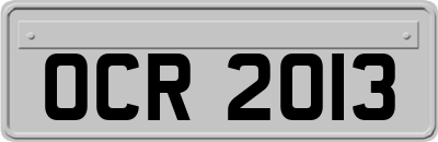 OCR2013