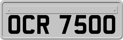 OCR7500
