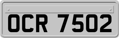 OCR7502