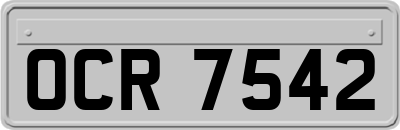 OCR7542