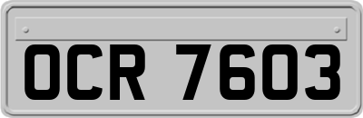 OCR7603