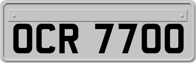 OCR7700