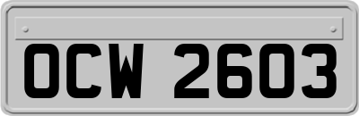OCW2603
