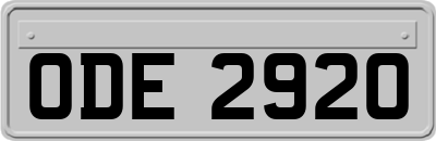 ODE2920