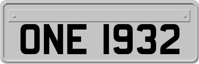 ONE1932