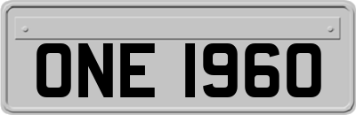 ONE1960
