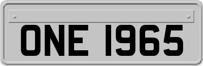 ONE1965