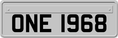 ONE1968