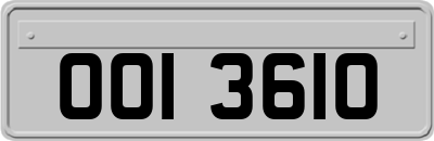 OOI3610