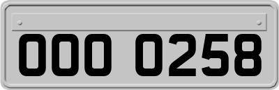 OOO0258