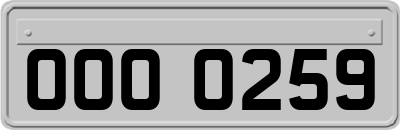 OOO0259