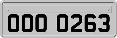 OOO0263