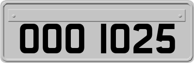 OOO1025