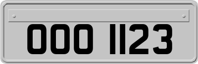 OOO1123