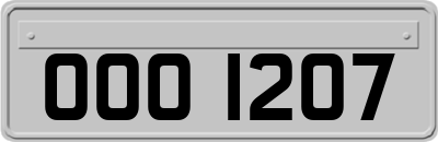 OOO1207