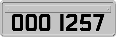 OOO1257