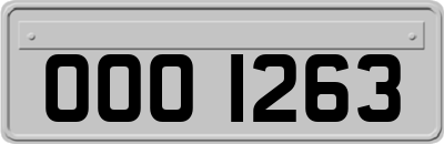 OOO1263