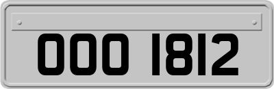 OOO1812