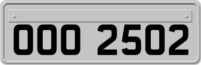 OOO2502