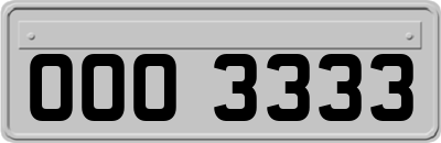 OOO3333
