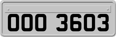 OOO3603