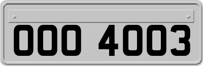 OOO4003