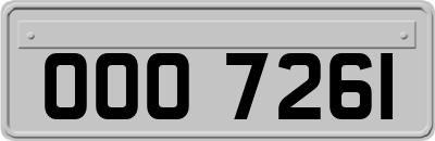 OOO7261