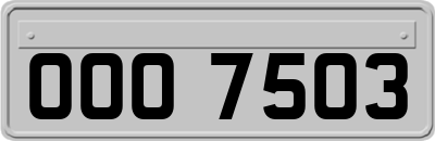OOO7503