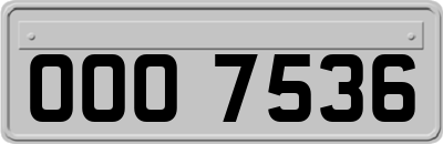 OOO7536