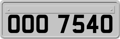 OOO7540