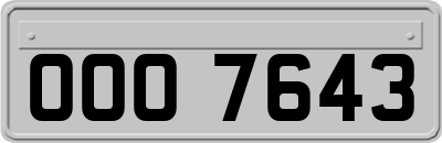 OOO7643