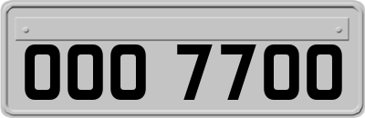 OOO7700