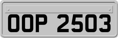 OOP2503