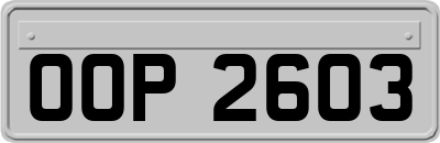 OOP2603