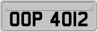 OOP4012