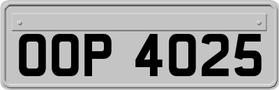 OOP4025