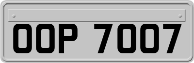 OOP7007