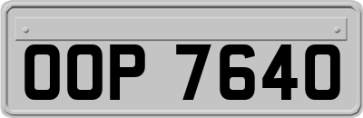OOP7640
